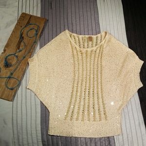 BKE Sequin Doleman Sweater